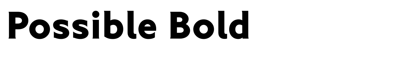 Possible Bold